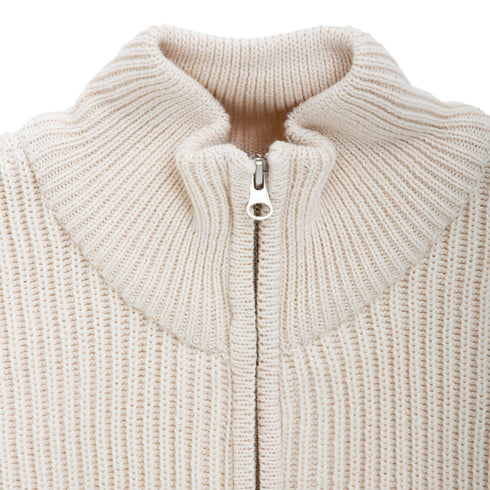 Amomento Full Needle Blouson Ecru AM24FW02CD Degli Uberti